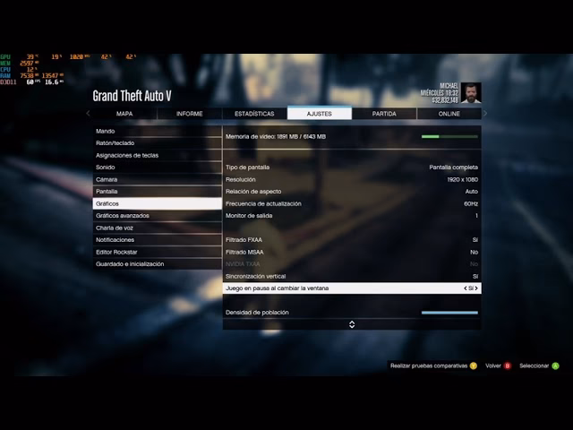 ¿Cómo mejorar la configuración gráfica de GTA V en PC?