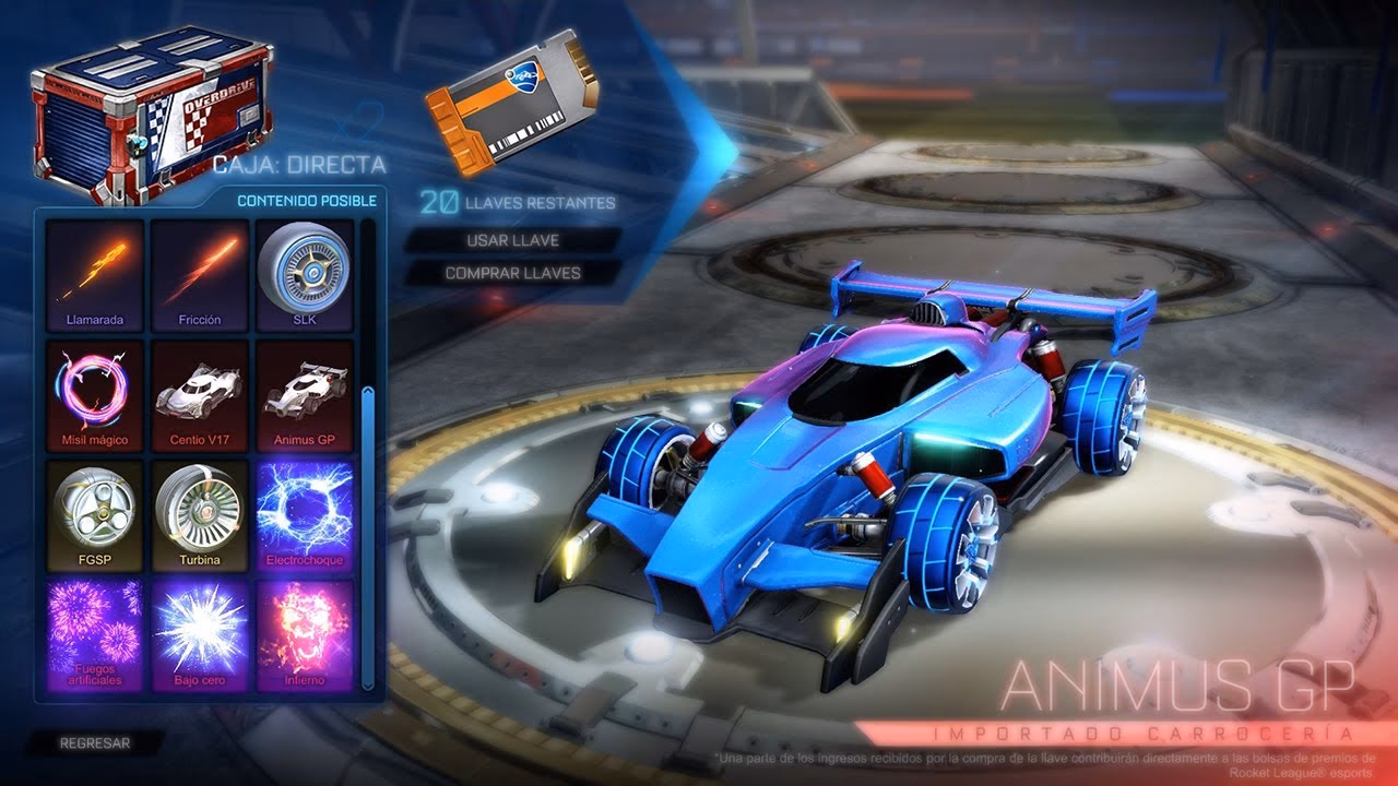 ¿Qué se puede comprar con los créditos de Rocket League?
