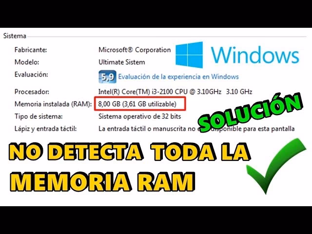 ¿Cómo acceder a la memoria RAM completa?