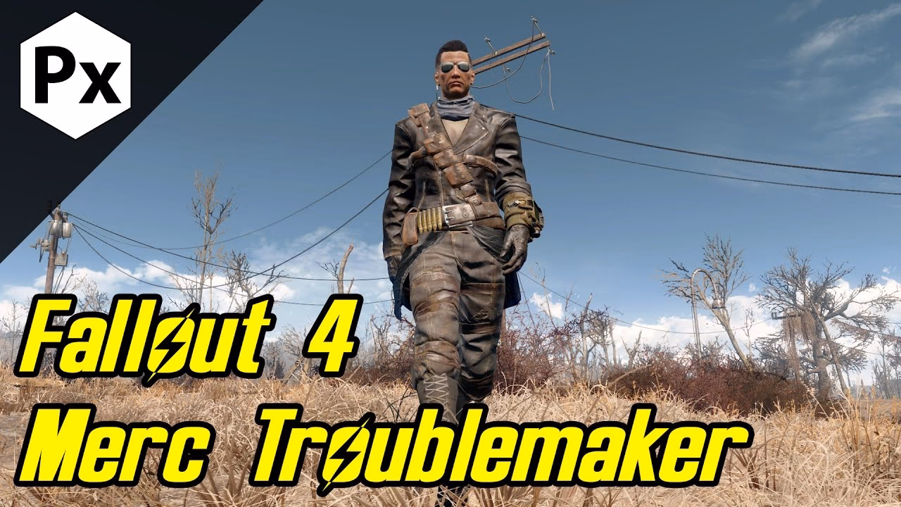 What does a Merc outfit look like in Fallout 3?