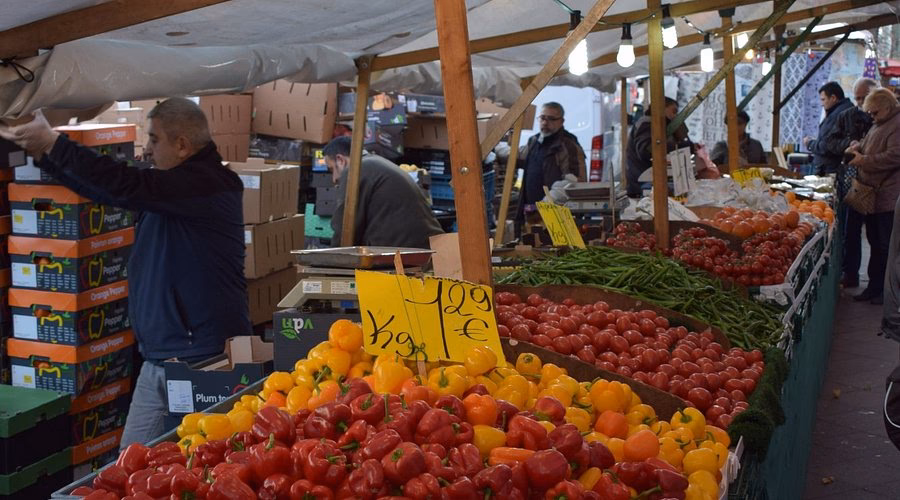 ¿Qué se puede encontrar en el mercado turco?