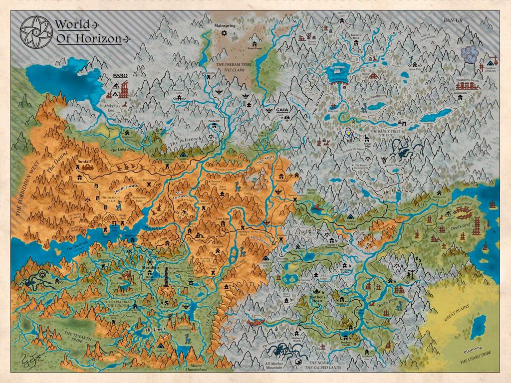What is a meridian in Horizon Zero Dawn?