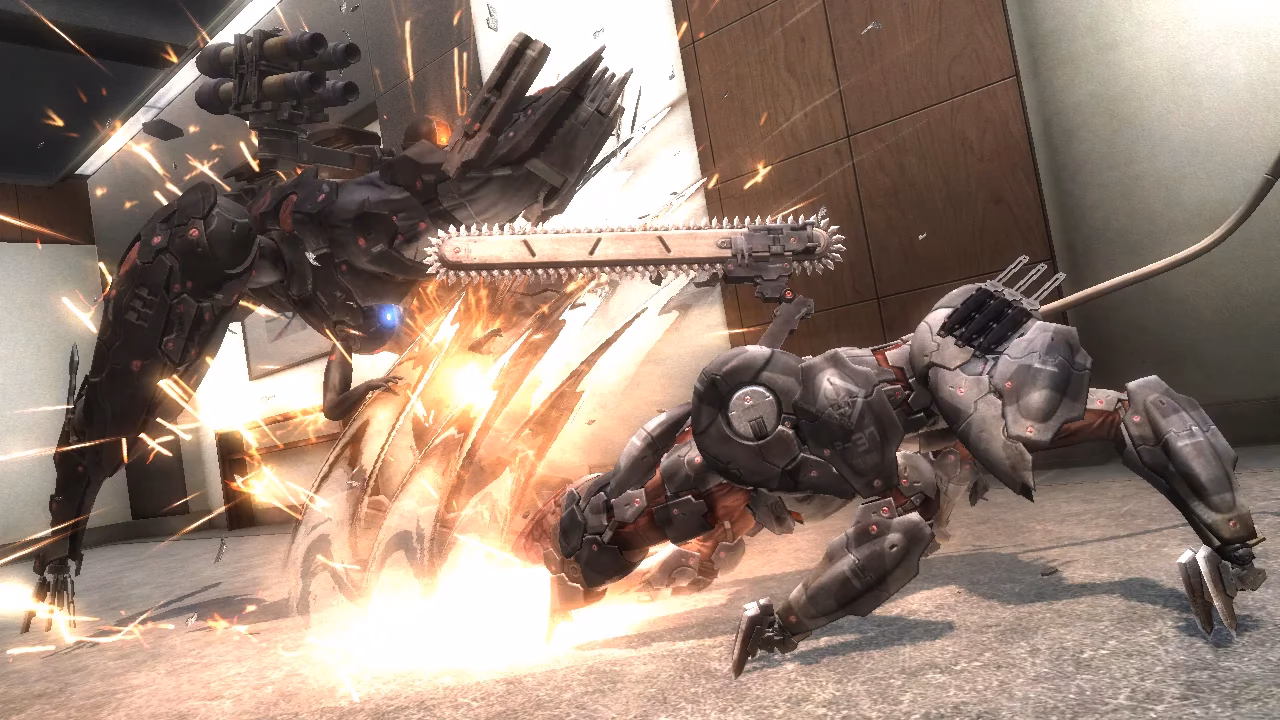 Does Raiden say Metal Gear Rising Revengeance?