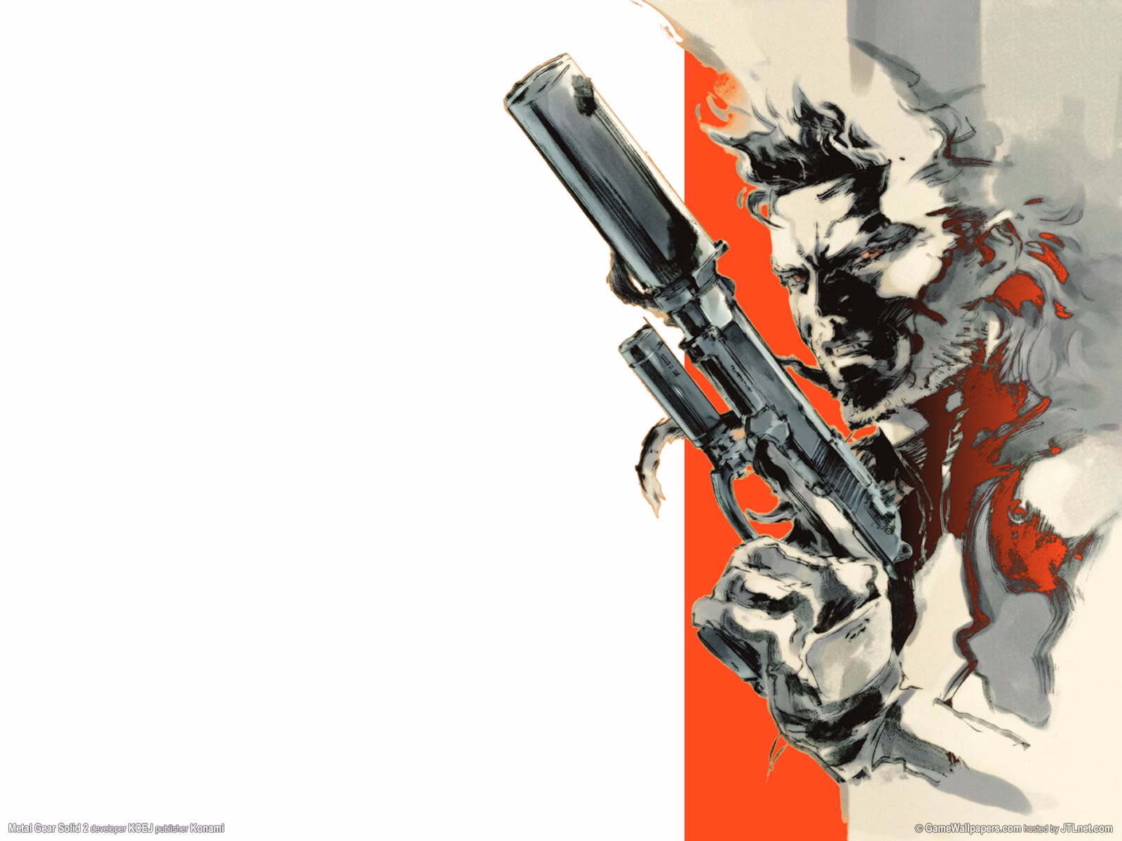 How do I set a background for Metal Gear Solid?