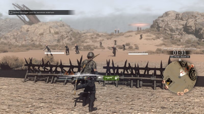 What happens if you get weighed down in Metal Gear Survive?