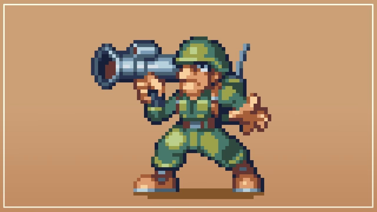 What is Metal Slug pixel art?