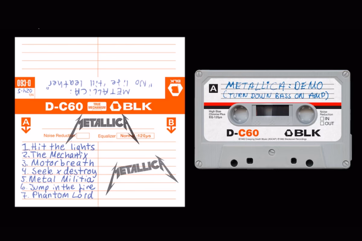What songs did Metallica play in 1982?