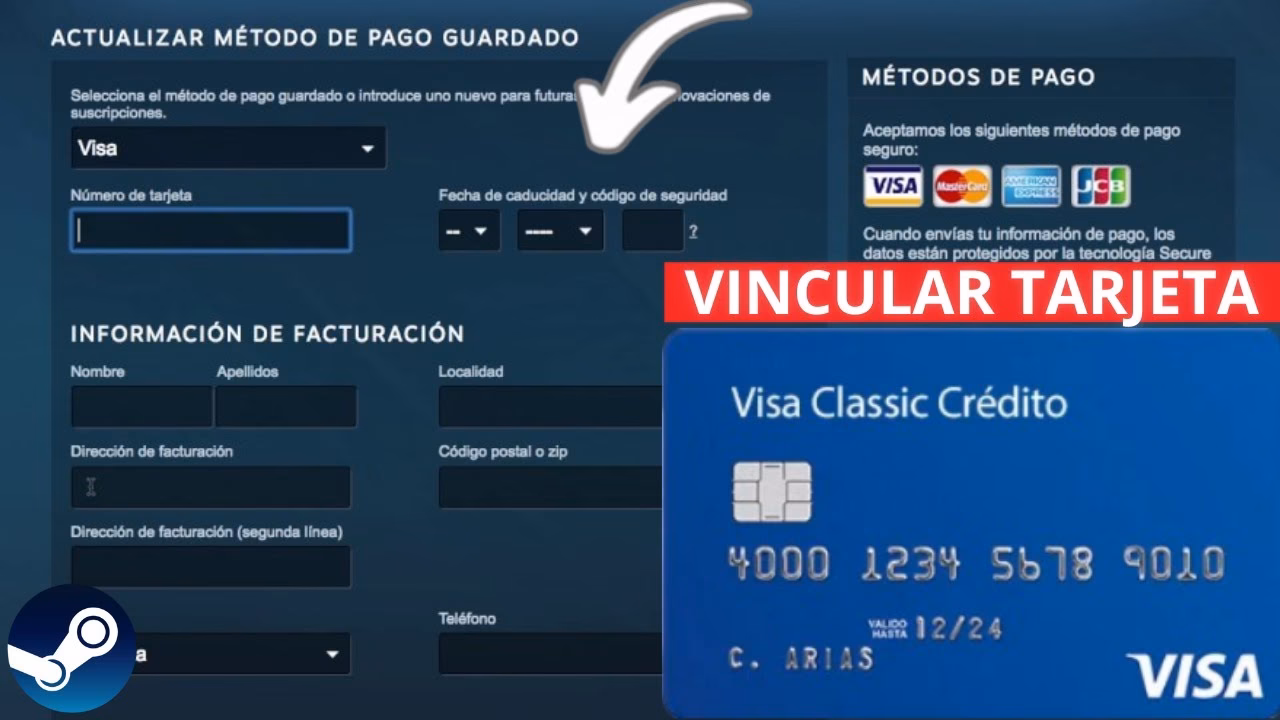 ¿Cuáles son los medios de pago de Steam?