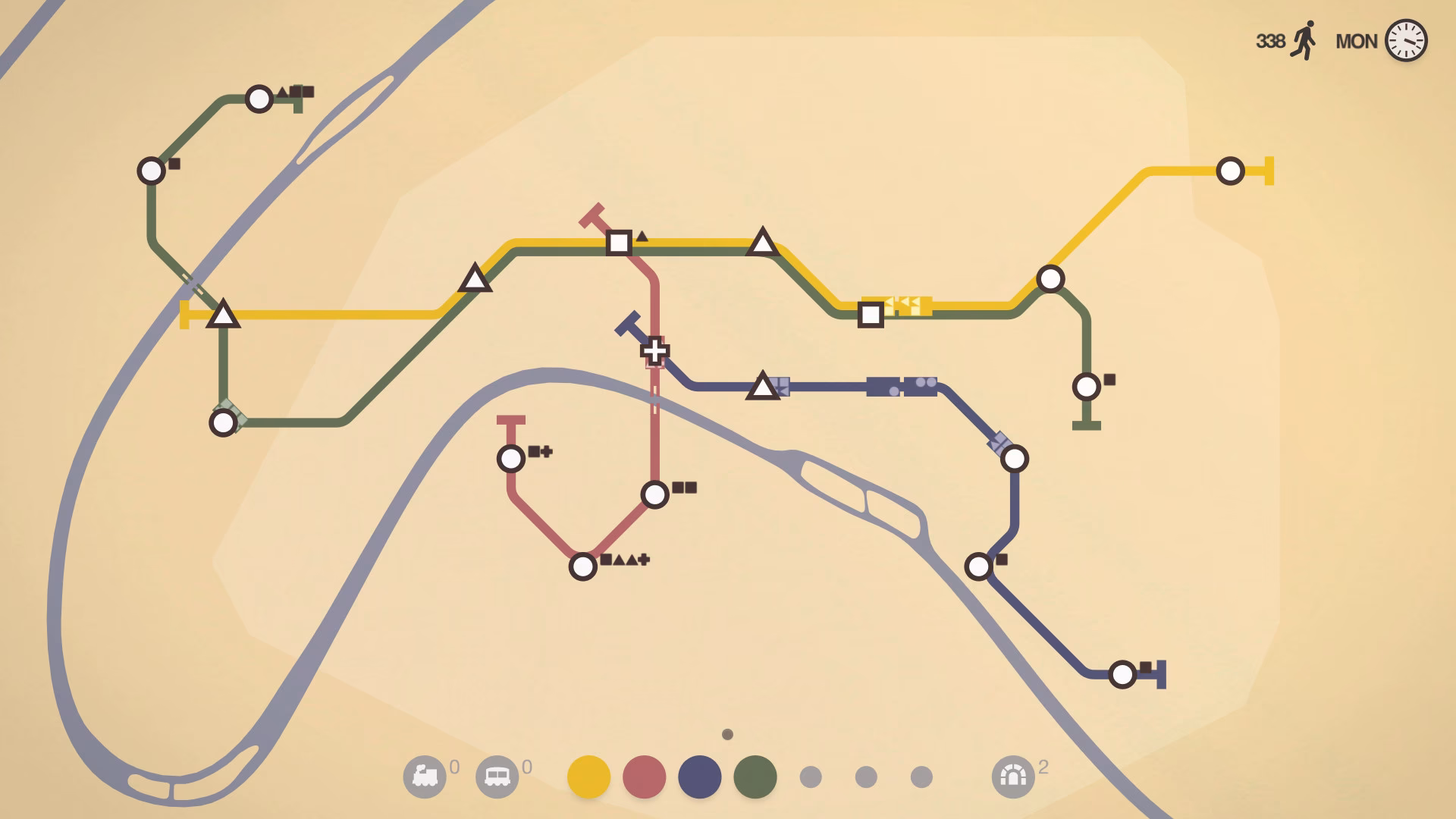 What is a public transport building game?