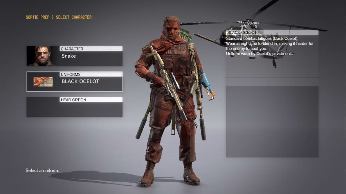 Does Ocelot from MGSV speak like his real self?