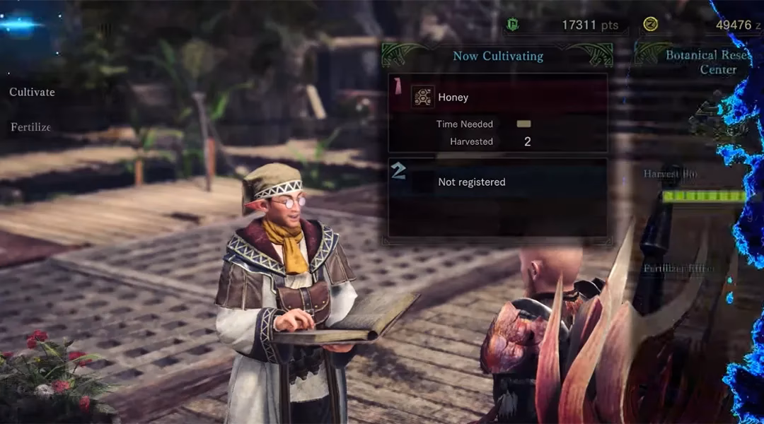 What is botanical research in Monster Hunter World?
