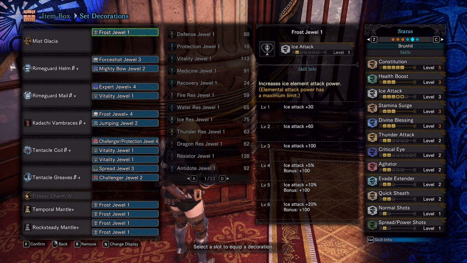 How do you build a bow for low rank in Monster Hunter World?