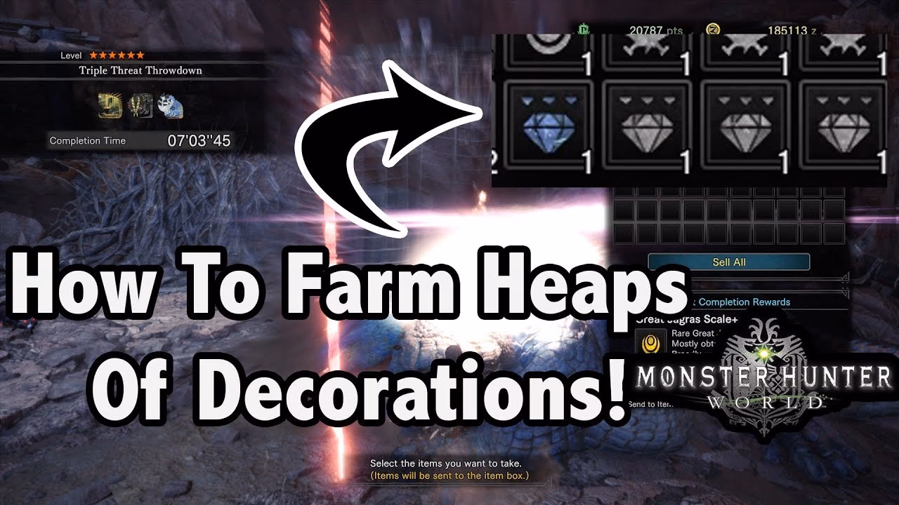 Is MHW Iceborne a good game for Deco farming?