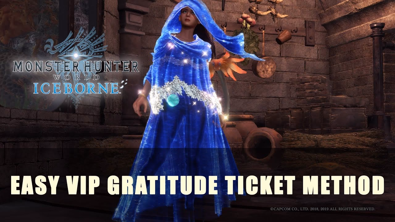How do you farm a VIP gratitude ticket?
