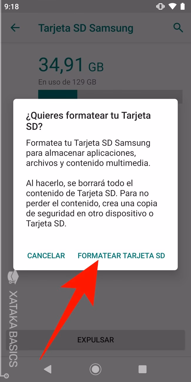 ¿Cómo reparar una tarjeta SD que no se formatea?
