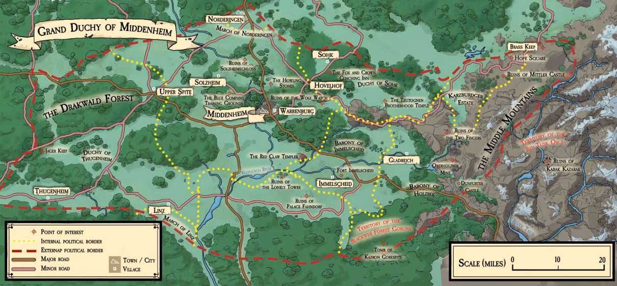 What does Middenland look like?