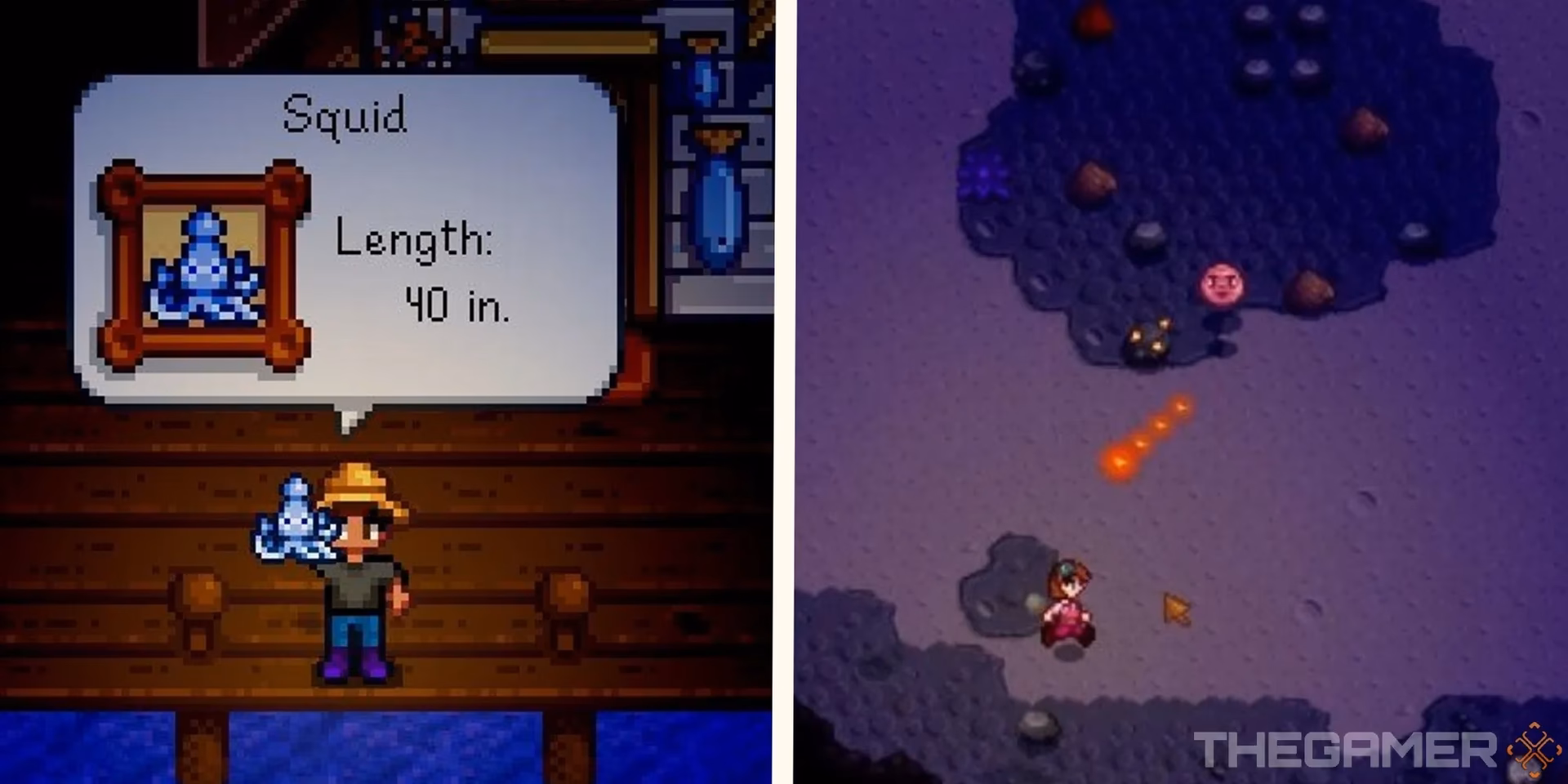 Where can I find a squid Kid In Stardew Valley?