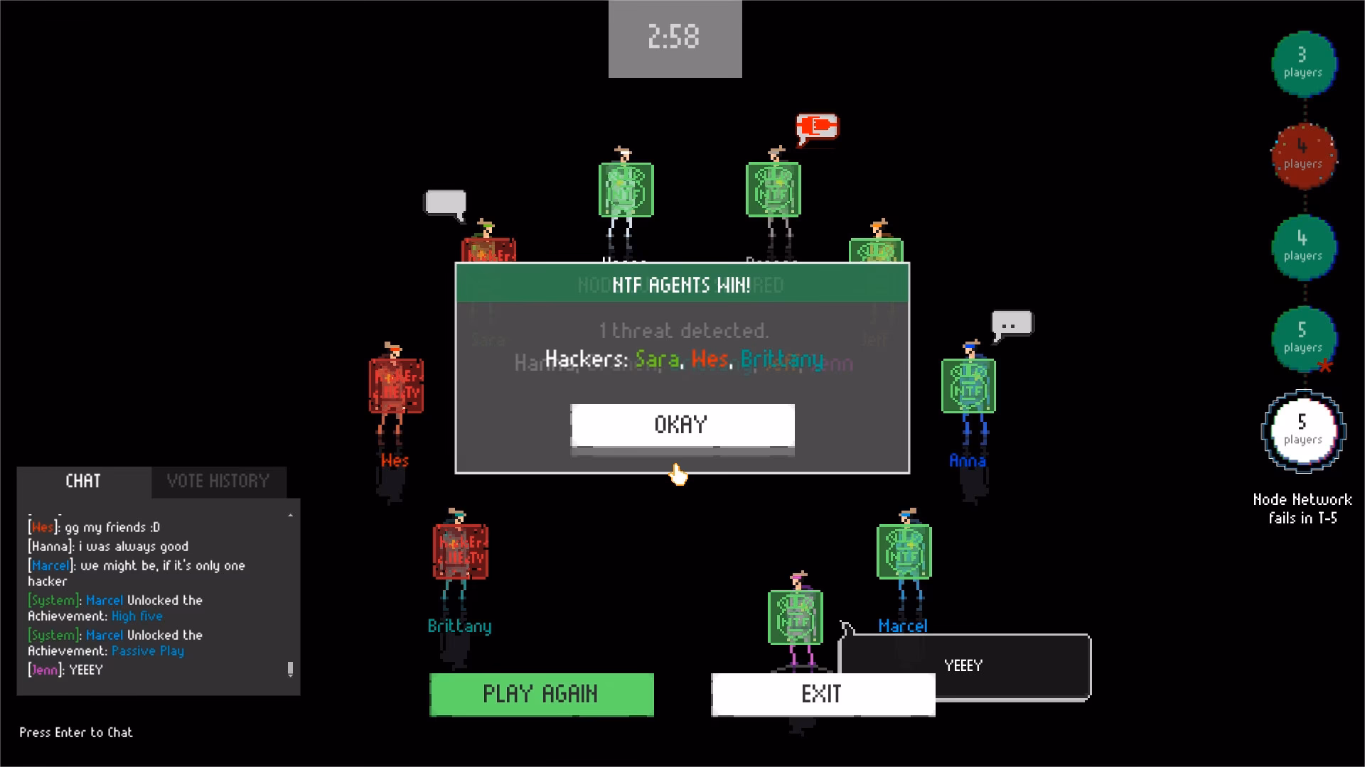 What is midnight online social deduction game?