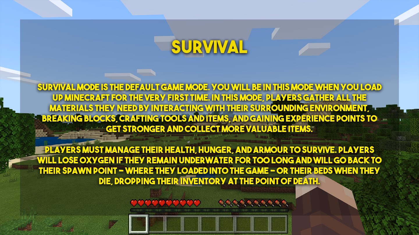 What is a game mode in Minecraft?