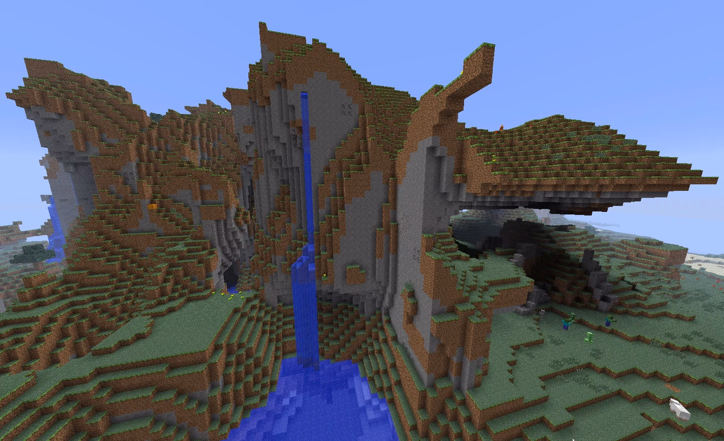 What is the Minecraft Bedrock Edition seed for extreme hills biome?