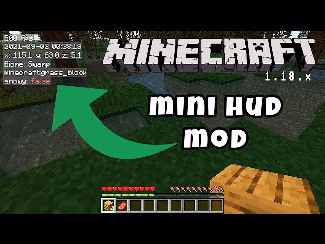 How do I display a HUD in Minecraft?
