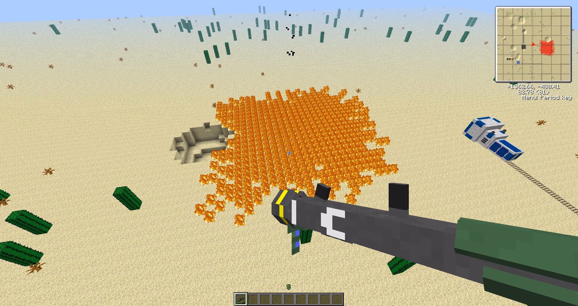 What is a rocket launcher in Minecraft?