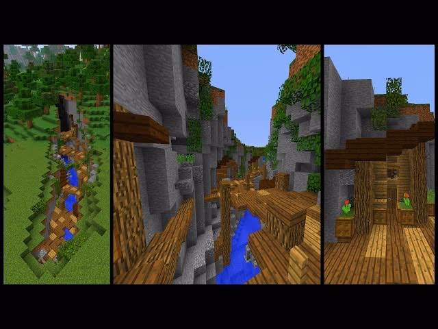 Where are the ravines in the overworld?