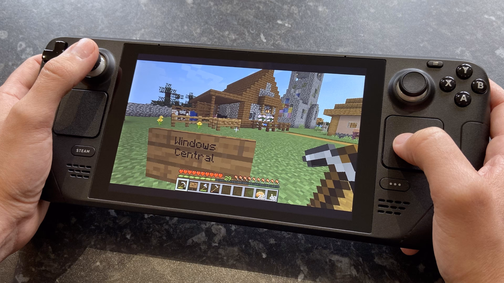 How does Minecraft work on Steam deck?