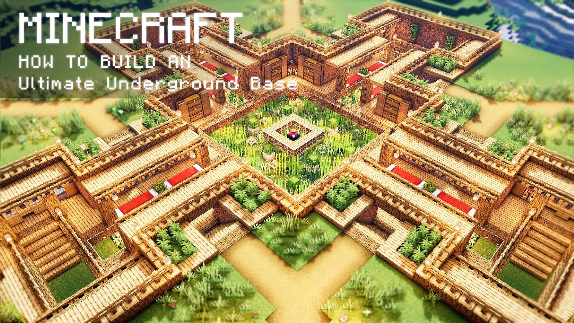 What is basic underground base Minecraft by spudetti?