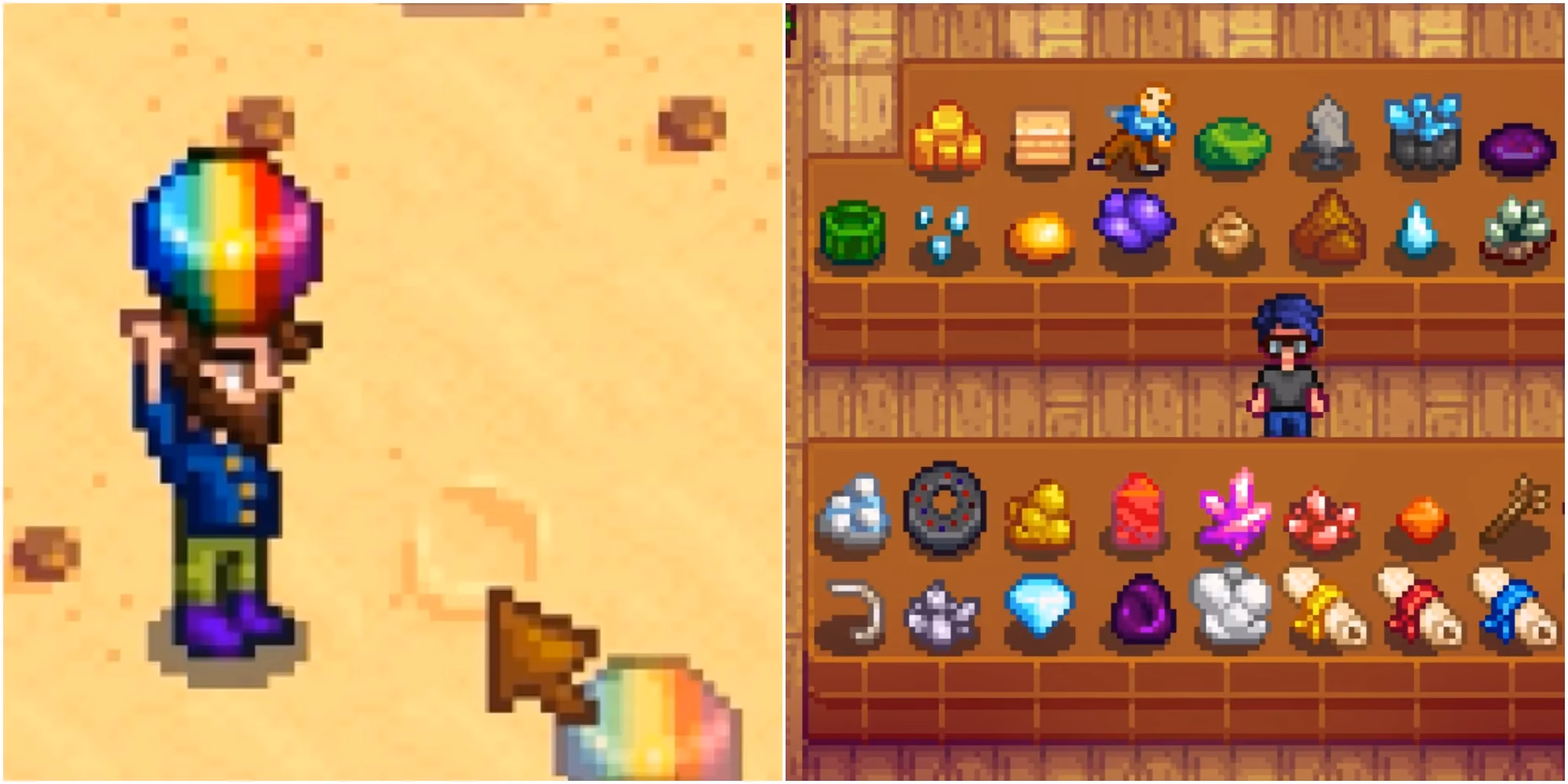 Where can I find minerals in Stardew Valley?