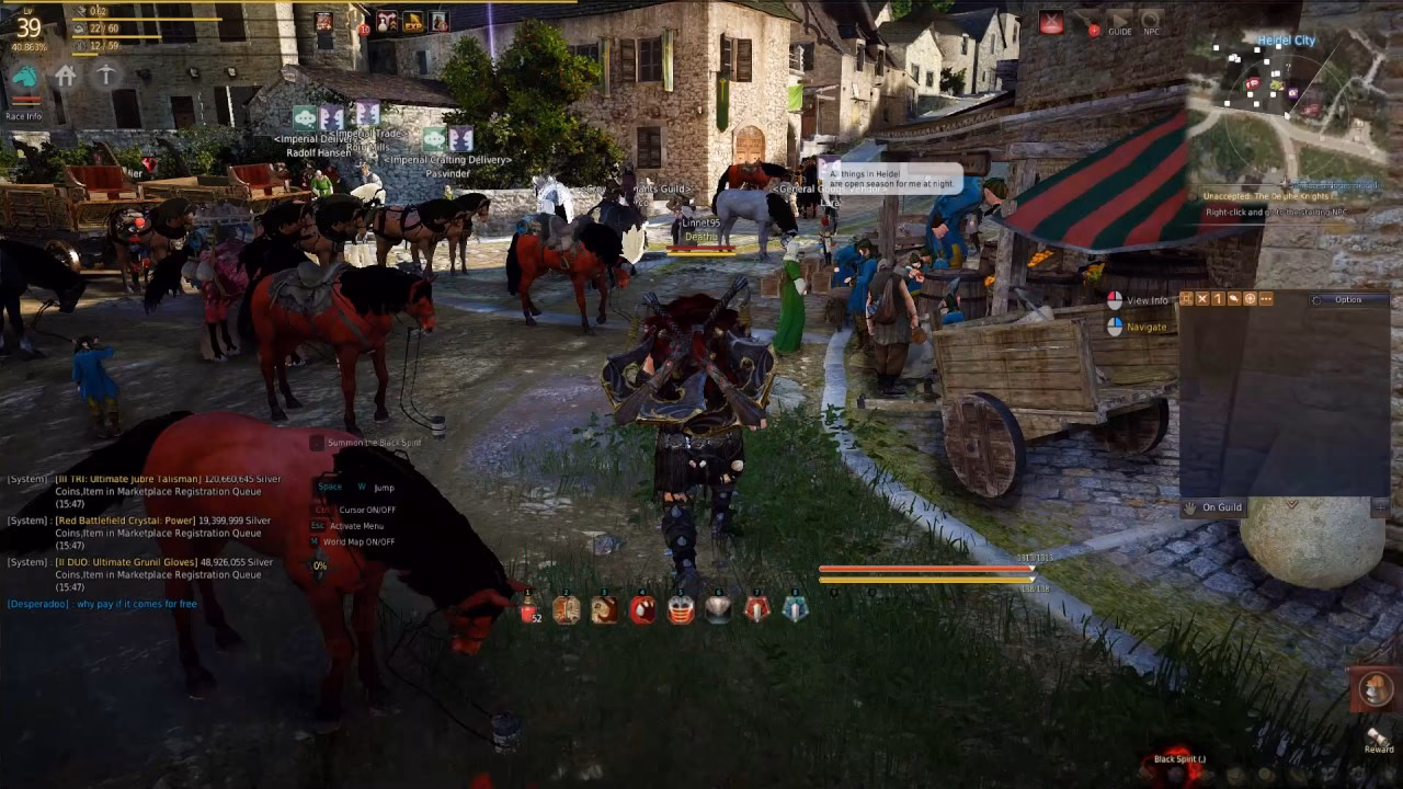 Where can I buy mineral water in Black Desert Online?