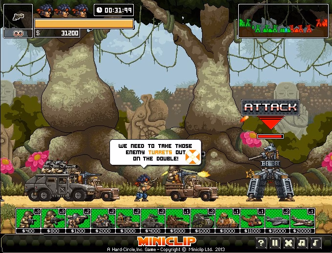 How to play Commando Rush?