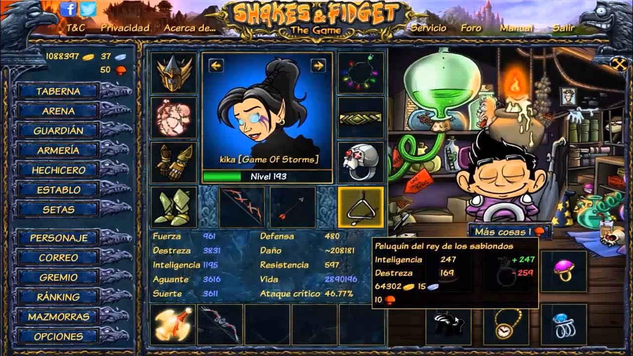 ¿Cómo puedes ser invencible en Shakes & Fidget?