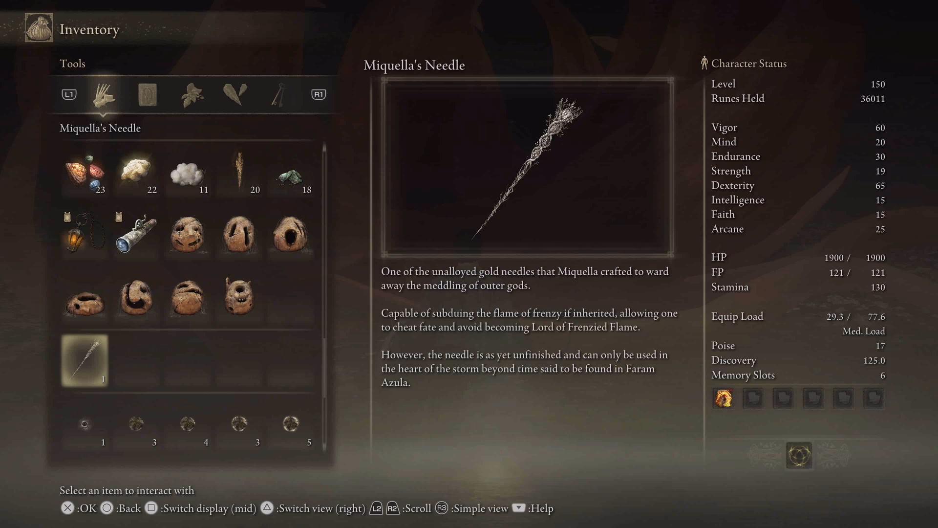 What happens if I use miquella's needle?