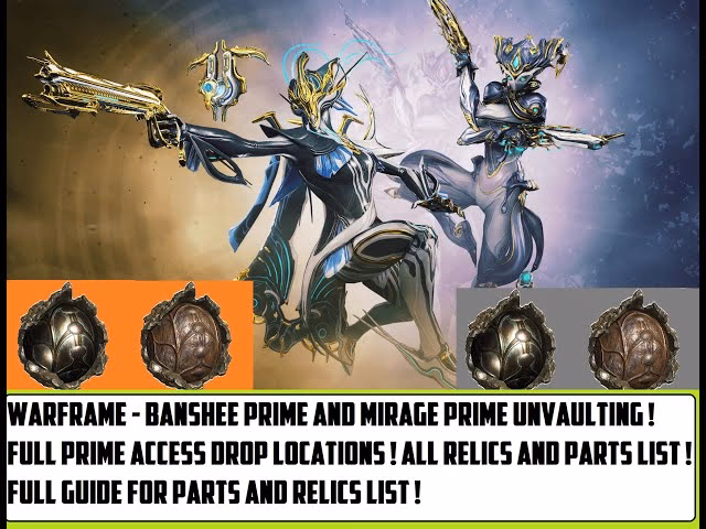 Is Mirage Prime a void relic?
