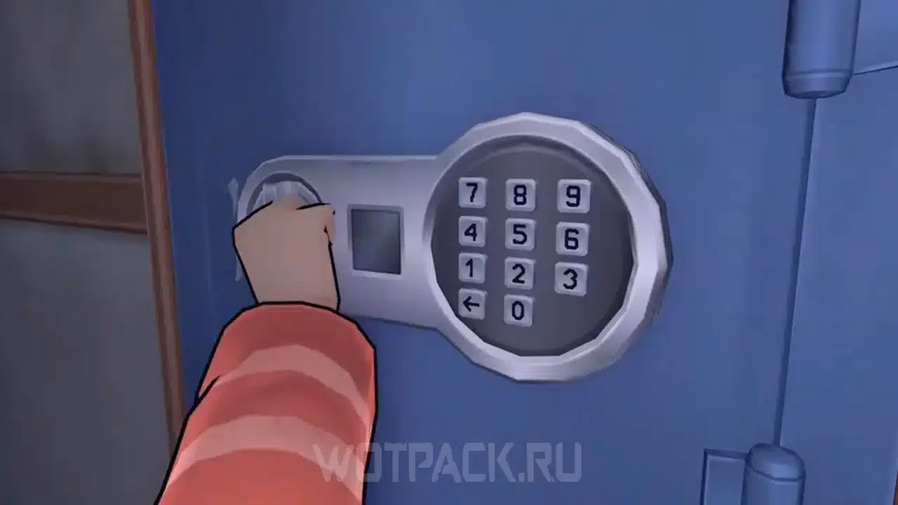 How do you unlock the safe in miside?