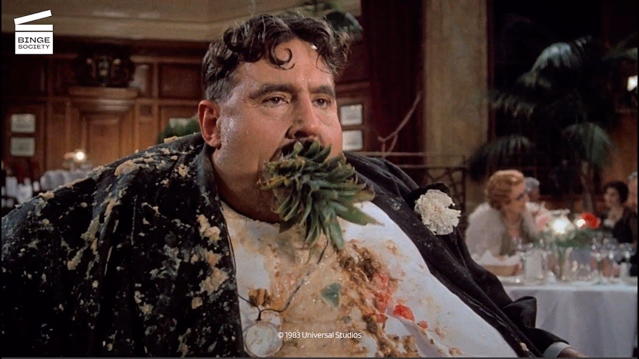 What does maitre d' say to Mr Creosote?