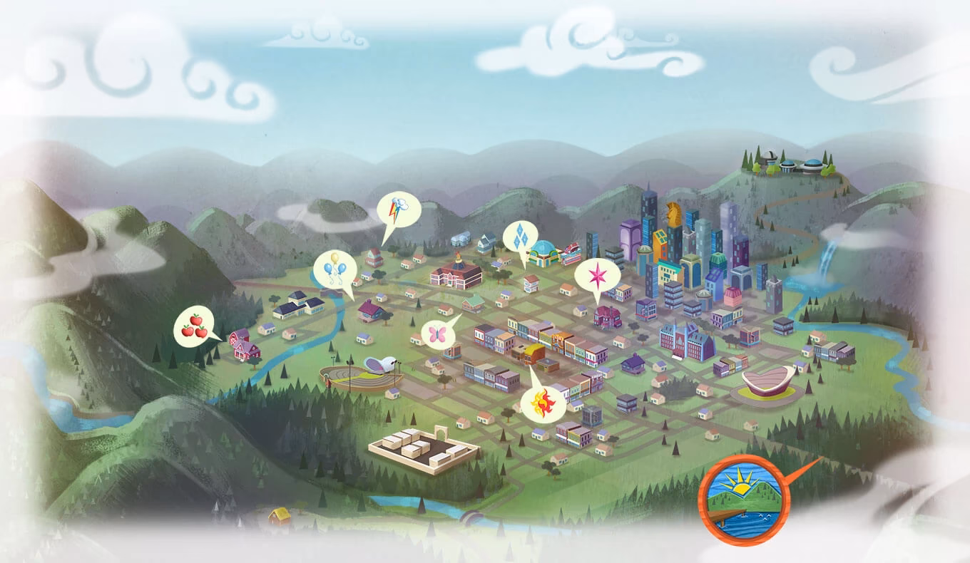 Does Canterlot exist in Equestria?