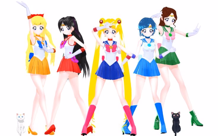 What are the different types of Sailor Moon figurines?