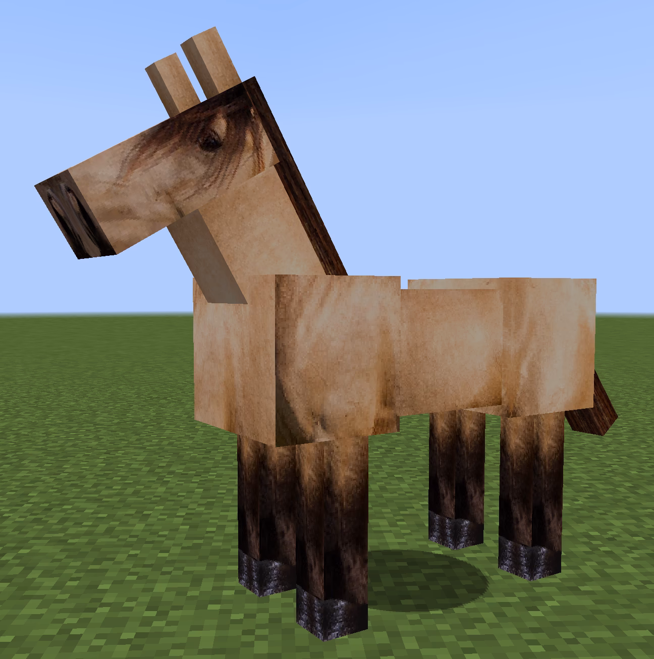 How do you tame a horse in drzhark's Mo' Creatures mod?