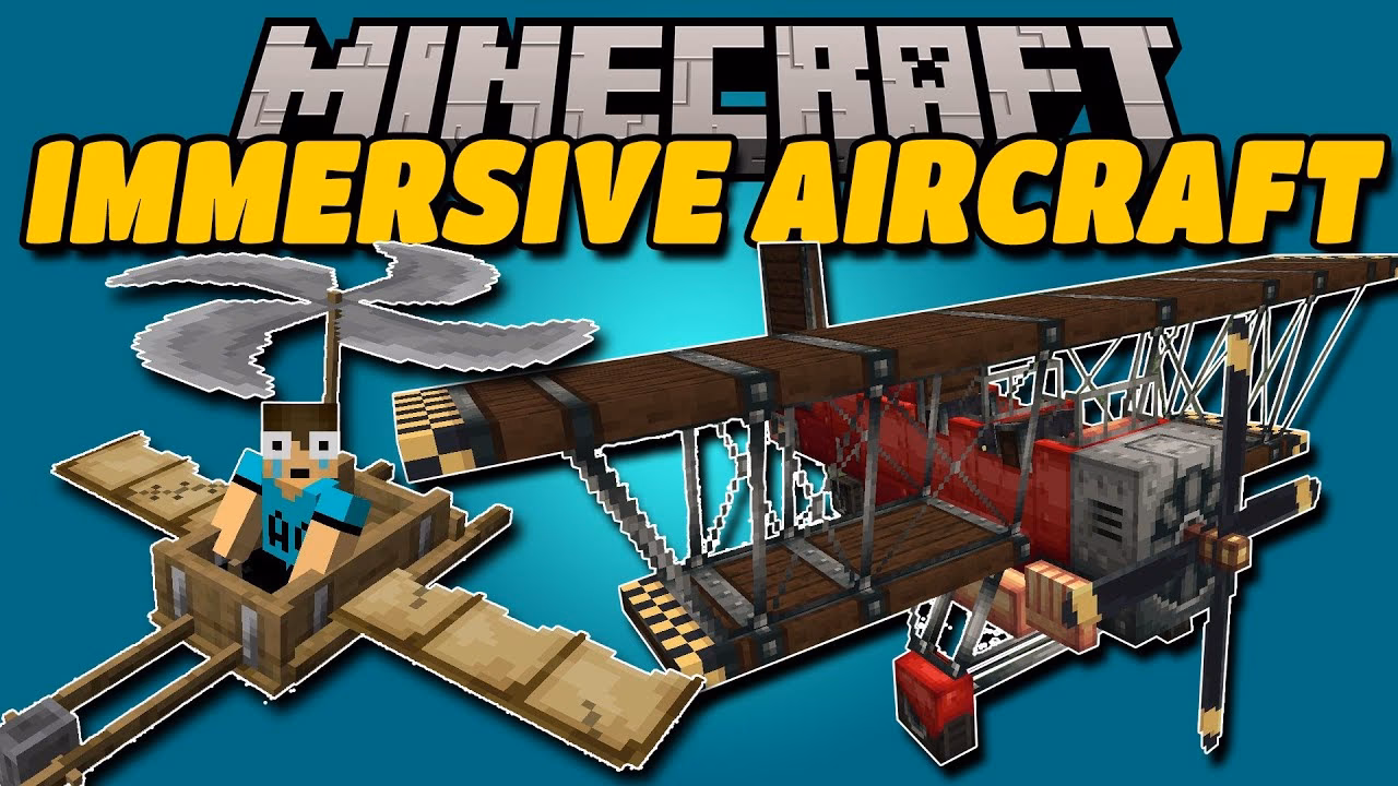 ¿Cómo se llama el mod de aviones en Minecraft?