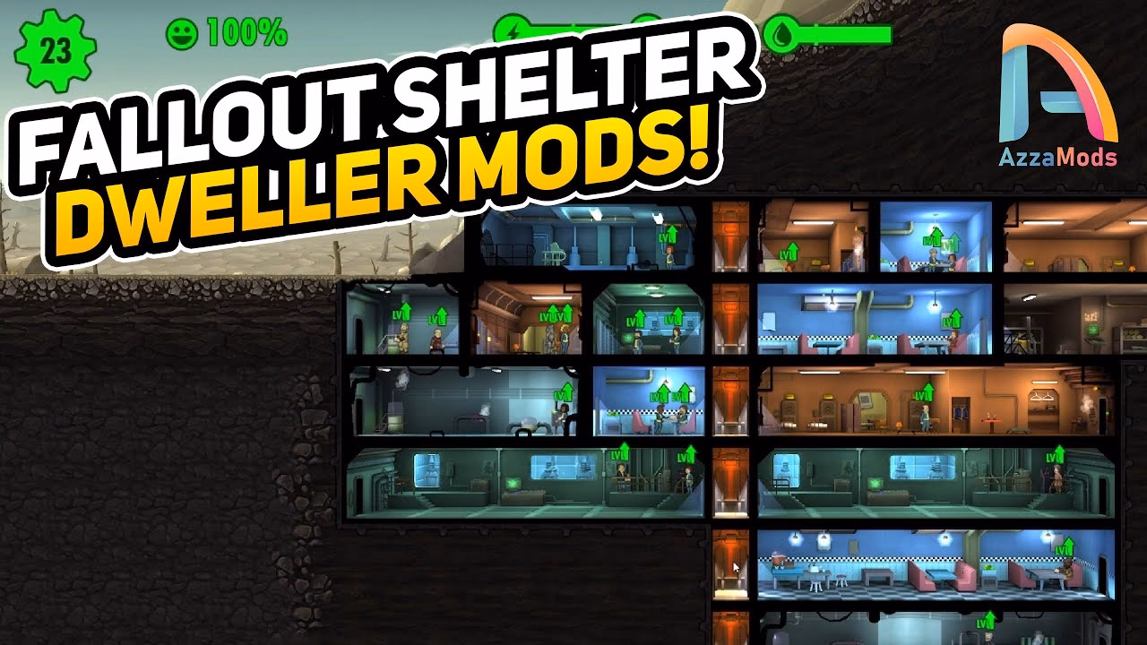 How many mods are there in fallout shelter?