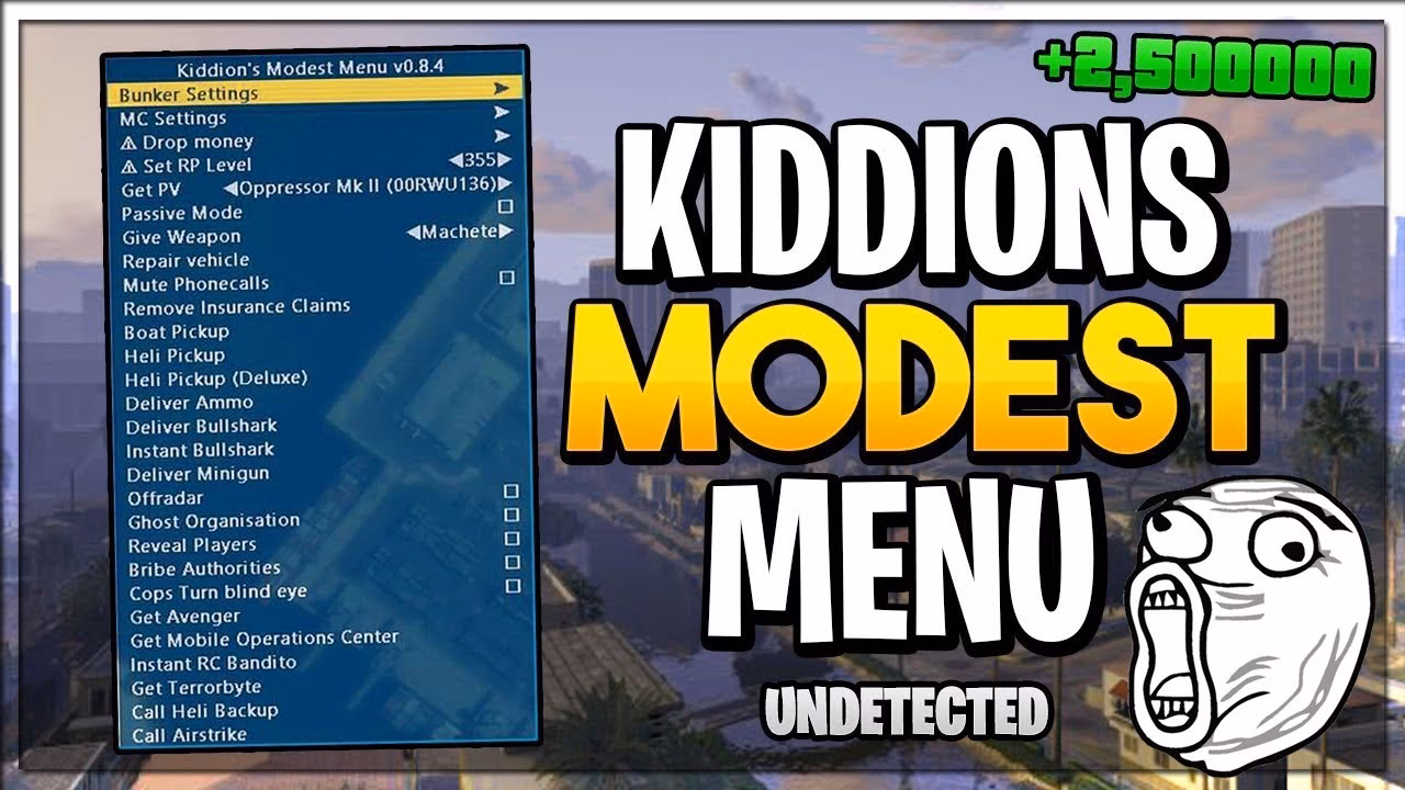 How do I download the MoD menu for GTA V?
