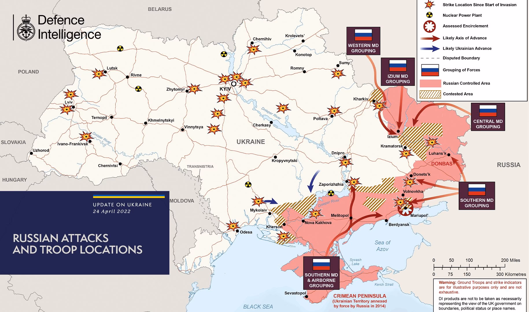 Who is the leader of the MoD in Ukraine?