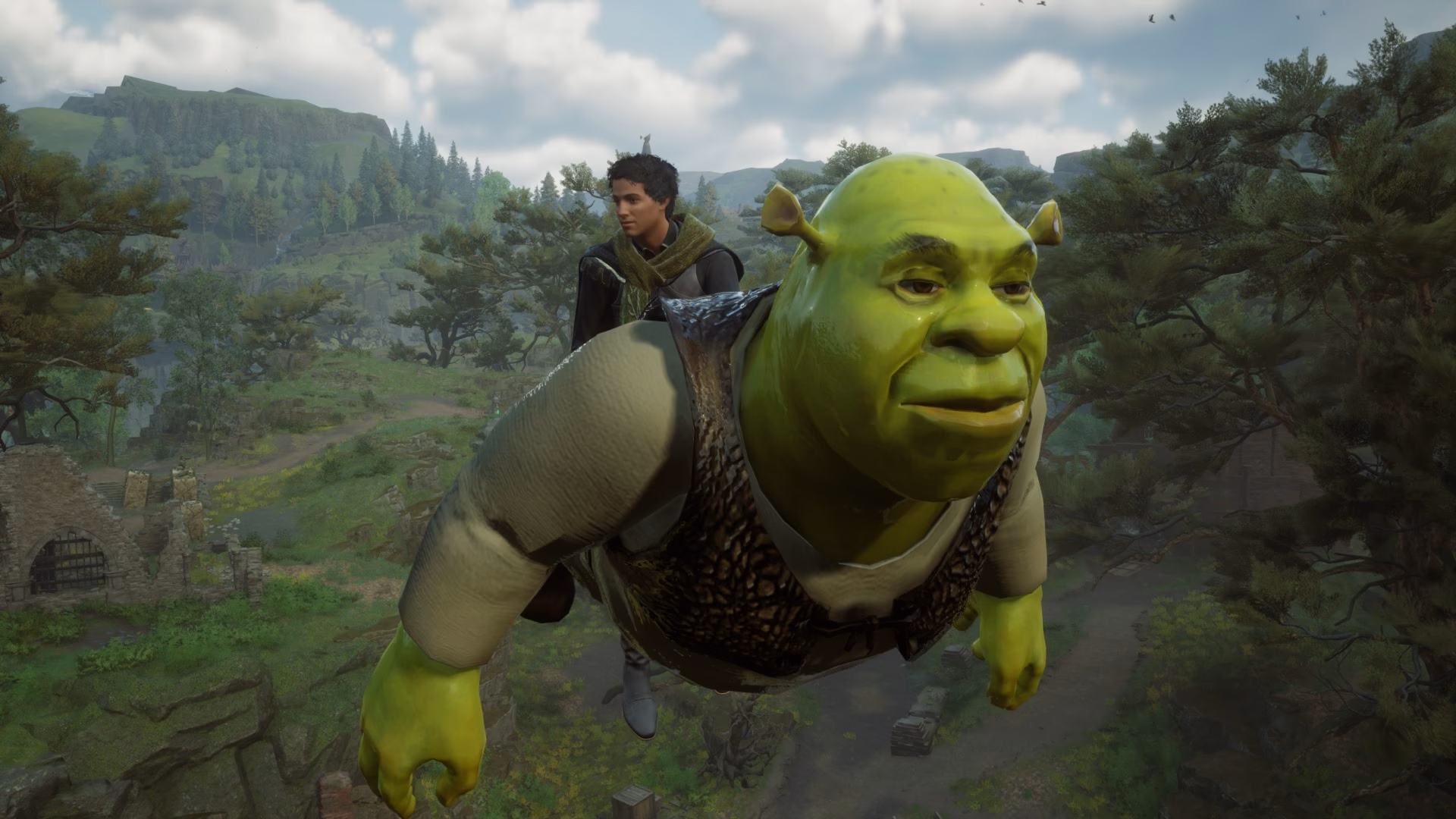 What are the risks of using mods in Hogwarts Legacy?