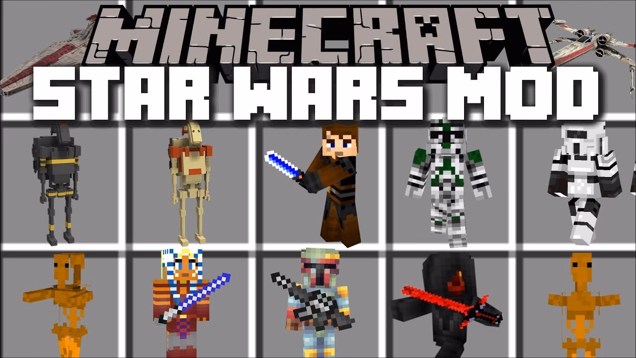 How do I install Star Wars mods in Minecraft?