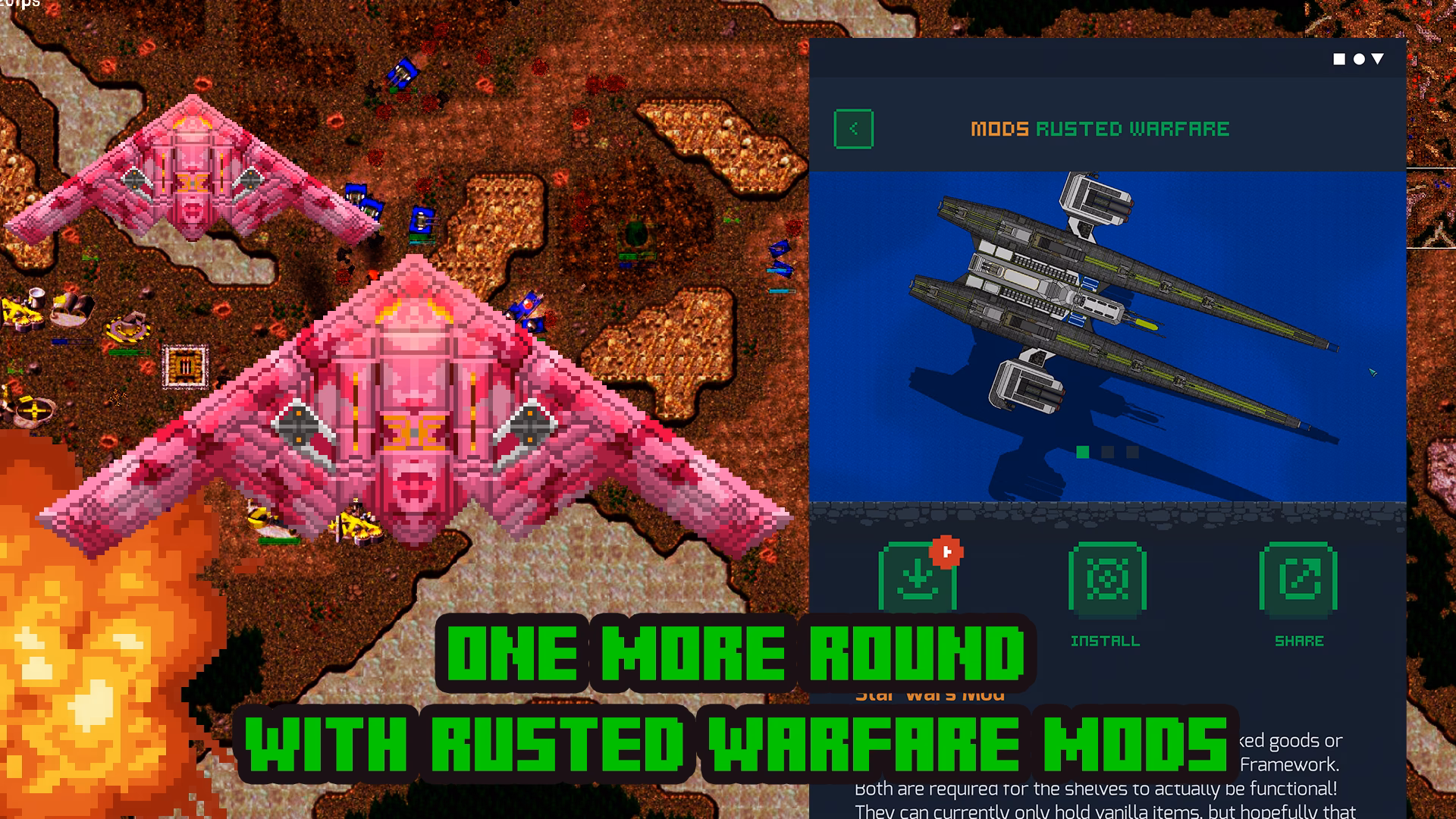 Where can I find game mods tagged rusted-warfare?
