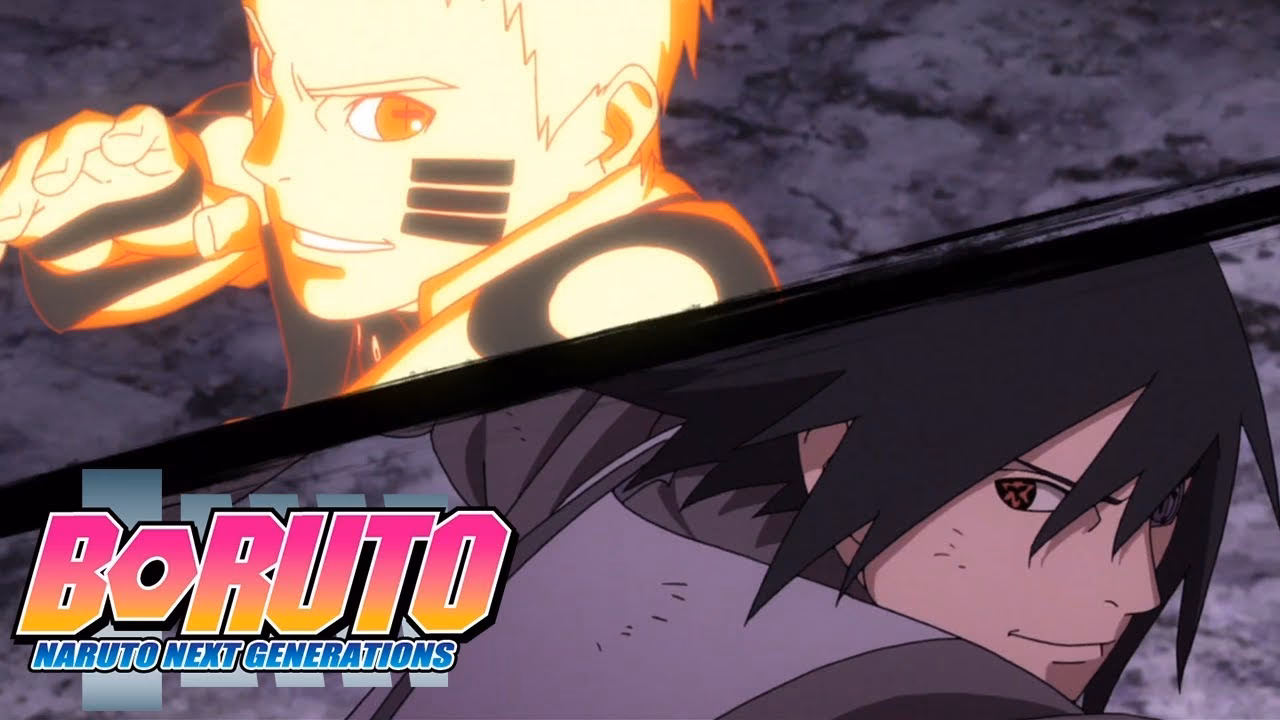 What episode does Momoshiki Otsutsuki fight Boruto?