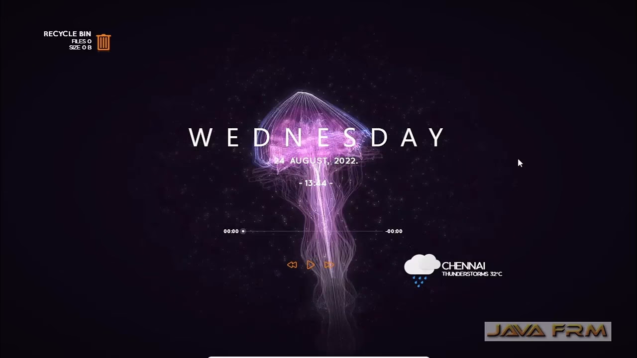 What is Mond Rainmeter skin?