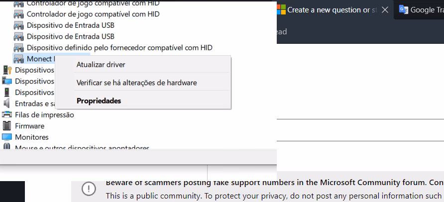 How to remove monect HID device?